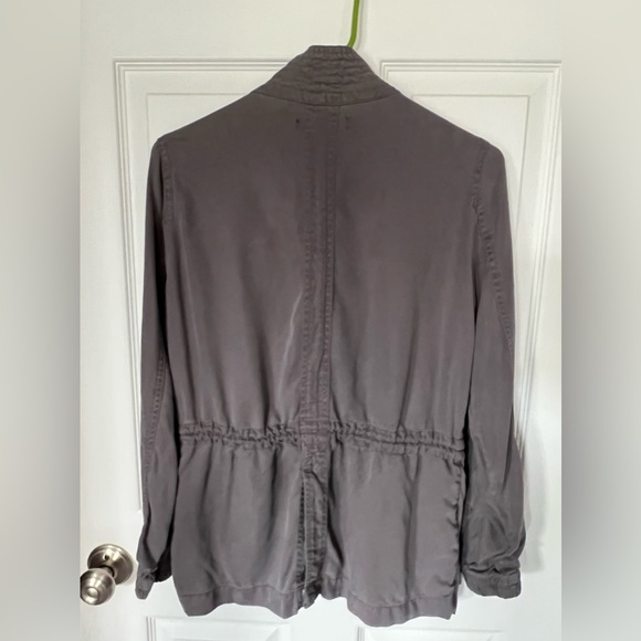 NWOT Max Jeans 100% Tencel Utility Jacket Gray sz Small - Picture 2 of 6